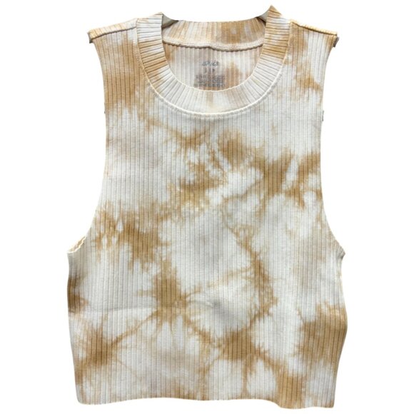 aerie Tops - Small - AERIE - Tie Dye Ribbed Crop Tank Top NEW